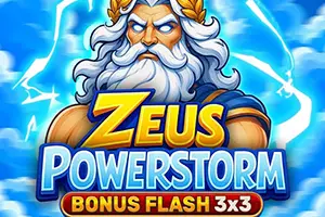 Zeus Powerstorm Bonus Flash 3x3 by Spinomenal