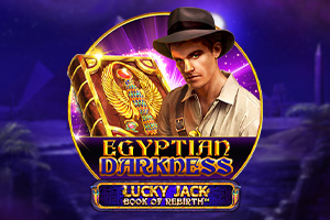 Lucky Jack Book Of Rebirth Egyptian Darkness by Spinomenal