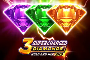 3 Supercharged Diamonds Hold and Win by Playson