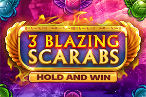 3 Blazing Scarabs Hold and Win by Kalamba